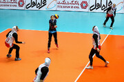 صعود شهرداری قزوین به دور دوم لیگ والیبال زنان