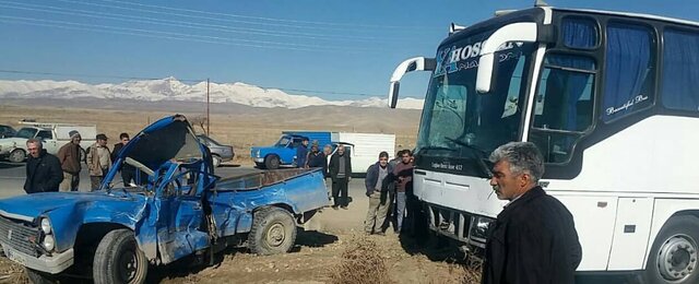 برخورد مرگبار اتوبوس با نیسان در آذربایجان شرقی - ایسنا