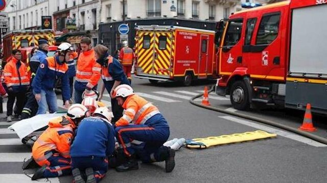 مرگ ۴ مجروح حادثه انفجار گاز در پاریس