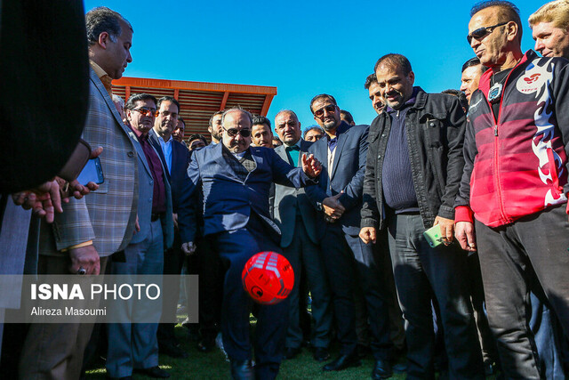 افتتاح استادیوم ۵ هزار نفری آزادی در تربت حیدریه با حضور مسعود سلطانی‌فر وزیر ورزش و جوانان