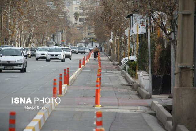 اجرای مسیر ویژه حمل و نقل همگانی(HOV) در بزرگراه شهید همت