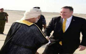 دیدار پامپئو با پادشاه عمان در هشتمین مقصد سفرش به منطقه