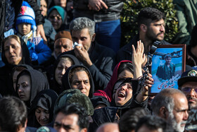 تشییع پیکر جانباختگان حادثه سقوط هواپیمای بوئینگ ۷۰۷