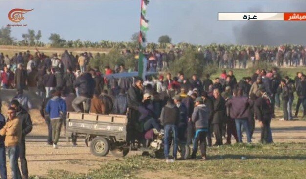 زخمی شدن ۳۰ فلسطینی در چهل‌وسومین تظاهرات بازگشت در مرزهای غزه