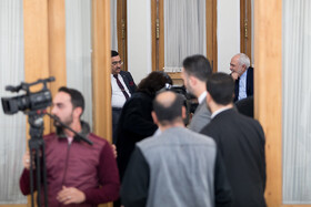 عبدالحمید سی عفیف، رئیس کمیسیون سیاست خارجه الجزایر در دیدار با محمد جواد ظریف، وزیر امورخارجه