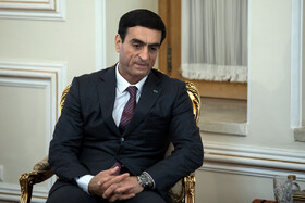 «وفا حاجی اف» معاون وزیر امور خارجه ترکمنستان در دیدار با محمد جواد ظریف، وزیر امورخارجه