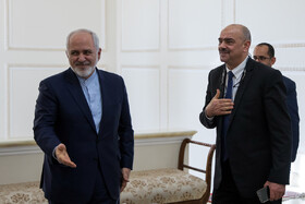 دیدار محمد جواد ظریف، وزیر امورخارجه کشورمان با عبدالحمید سی عفیف، رئیس کمیسیون سیاست خارجه الجزایر   و هیئت همراه