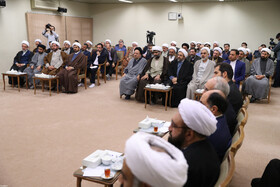 دیدار مسئولان دفتر تبلیغات اسلامی با مقام معظم رهبری