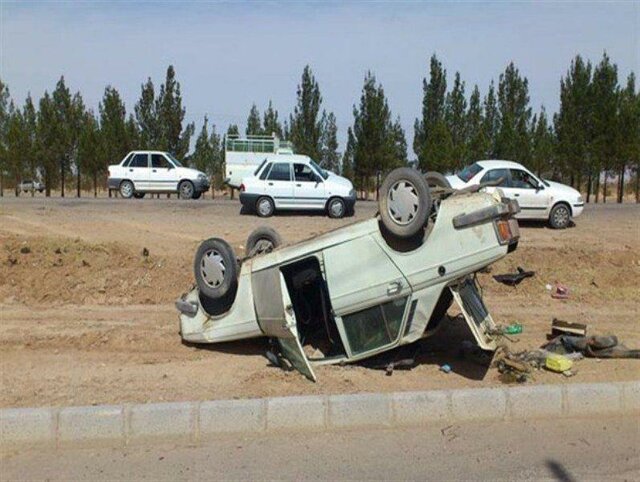 49 درصد تصادفات جاده‌ای کردستان واژگونی خودرو است