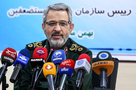 نشست خبری رئیس سازمان بسیج مستضعفین