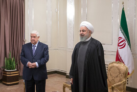 دیدار ولید معلم، وزیر امور خارجه سوریه با رییس جمهور