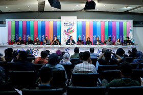 عوامل فیلم «ایده اصلی» در هشتمین روز سی‌وهفتمین جشنواره فیلم فجر