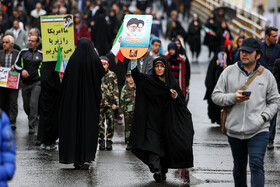 راهپیمایی ۲۲ بهمن در چهل سالگی انقلاب - تهران