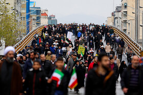 استقرار اورژانس تهران در راهپیمایی ۲۲بهمن
