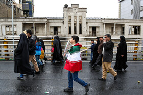 راهپیمایی ۲۲ بهمن در چهل سالگی انقلاب - تهران