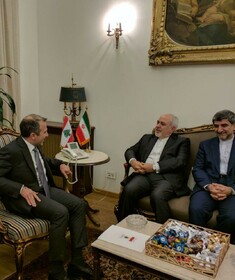 دیدار ظریف و وزیر خارجه لبنان