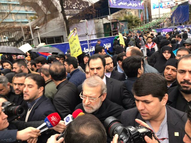 لاریجانی: حضور گسترده مردم در راهپیمایی ۲۲ بهمن دشمنان را مأیوس می‌کند