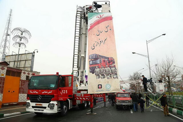 پایان استقرار نیروهای آتش‌نشانی در مسیرهای راهپیمایی در تهران