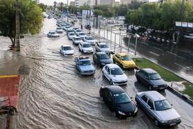 آب‌گرفتگی معابر بندرعباس