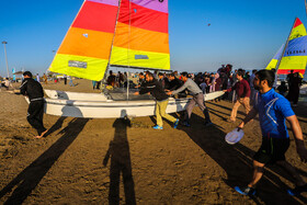 مسابقات قایقرانی بادبانی در دومین جشنواره ورزش‌های آبی ساحلی سپاه پاسداران انقلاب اسلامی