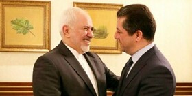 ظریف: دیدار بسیار خوبی با مسرور بارزانی داشتم