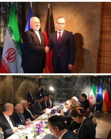 دیدار ظریف با همتای آلمانی‌اش