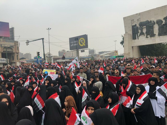 نارضایتی معترضان عراقی از اقدامات تحریک‌آمیز برای منحرف کردن تظاهرات 