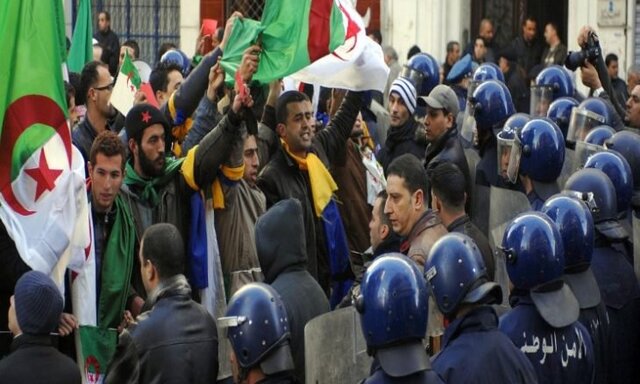 تظاهرات مردم الجزایر در اعتراض به پنجمین کاندیداتوری بوتفلیقه