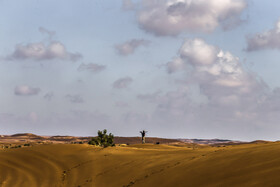 منطقه کویری «جندق» در نزدیکی روستای فرحزاد.