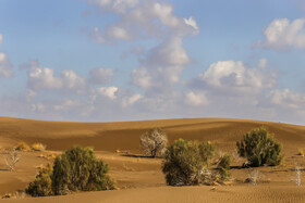 منطقه کویری «جندق» در نزدیکی روستای امیر آباد.