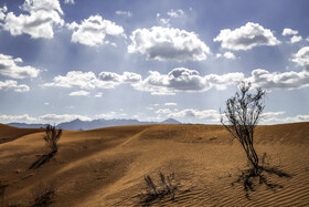 منطقه کویری «جندق» در نزدیکی روستای امیر آباد.