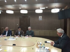 دیدار سفیر کشورمان در مینسک با رئیس سنای بلاروس