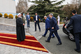 مراسم استقبال رسمی روحانی از نخست وزیر ارمنستان