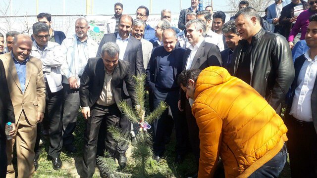 برگزاری مراسم روز درختکاری در باشگاه سایپا
