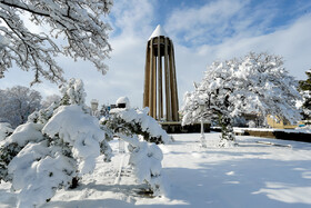 «همدان» پس از بارش سنگین برف