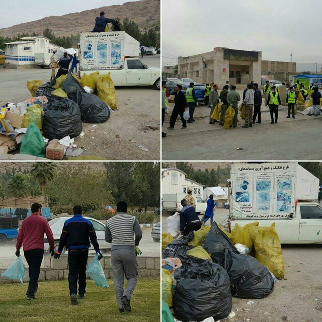 برگزاری مسابقه "دانشگاه بدون زباله" در دانشگاه امیرکبیر جمع آوری زباله