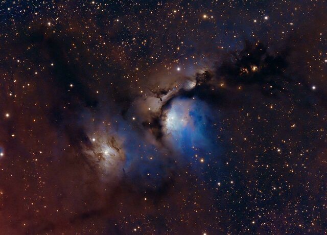 ابرهای گرد و غبار میان ستاره‌ای و سحابی‌های درخشان+عکس