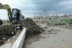 خسارت سیل به 500 هکتار از زمین‌های کشاورزی بندرگز