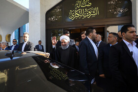 ورود حسن روحانی، رییس جمهور به بغداد