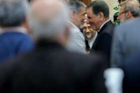 آملی لاریجانی در مراسم تودیع و معارفه روسای پیشین و جدید قوه قضاییه