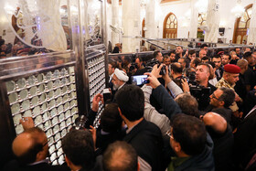 حضور حسن روحانی رییس جمهور در مسجد کوفه