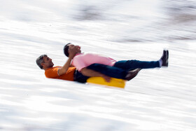 قله برف انبار قم در روزهای پایانی سال