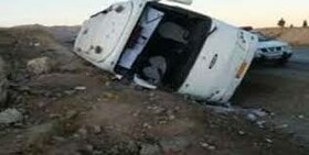 علت واژگونی اتوبوس زائران عراقی در دست بررسی است