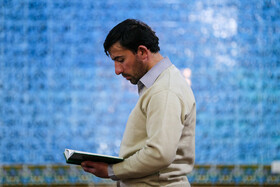 مراسم معنوی اعتکاف - اردبیل
