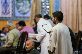 مراسم معنوی اعتکاف - اردبیل