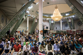 مراسم معنوی اعتکاف در دانشگاه تهران