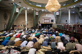 مراسم معنوی اعتکاف در دانشگاه تهران