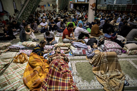 مراسم معنوی اعتکاف در دانشگاه تهران