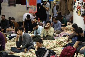 مراسم معنوی اعتکاف در دانشگاه تهران