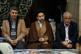 مراسم معنوی اعتکاف در دانشگاه تهران